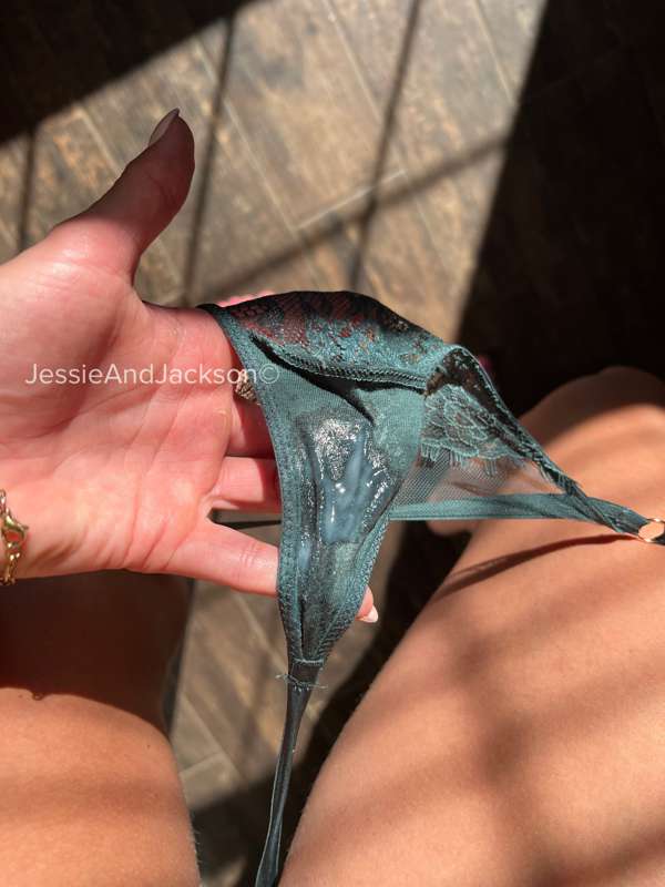 **Creampied panties from yesterday!**
Juicy wet pics and the.. 1