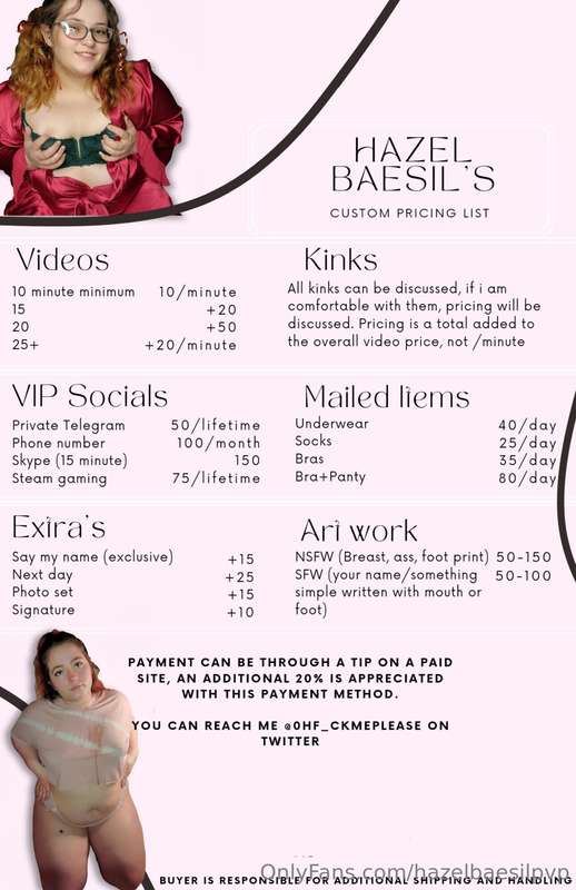 Just a reminder that I want to make your fantasies come true..