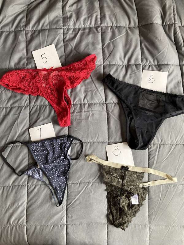 I’ve had some requests for used panties… these are currently.. 2