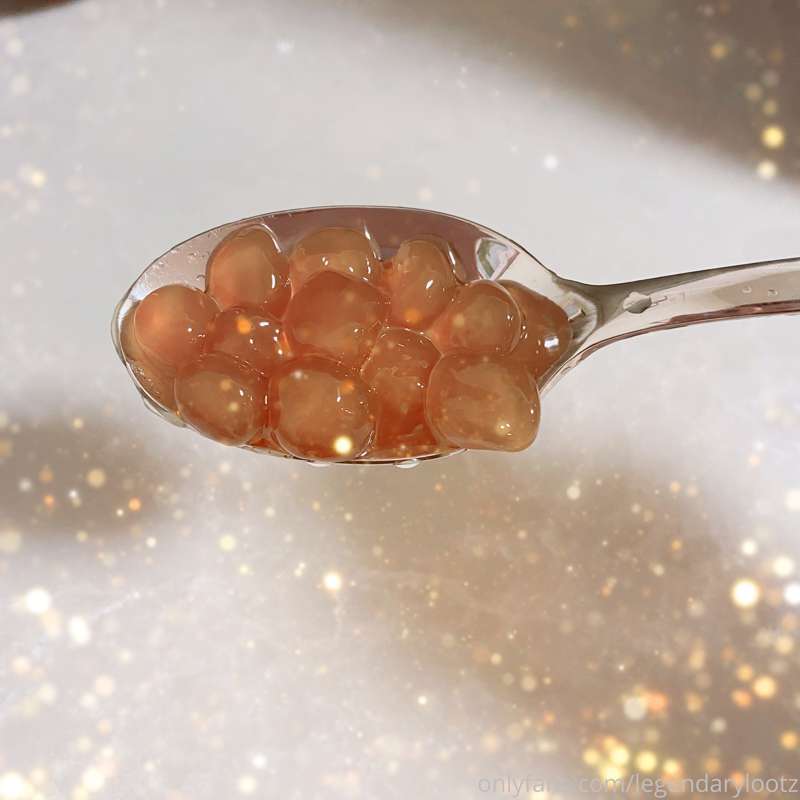 I made boba pearls and tea 🧋 swipe for the two other sexy pi.. 3