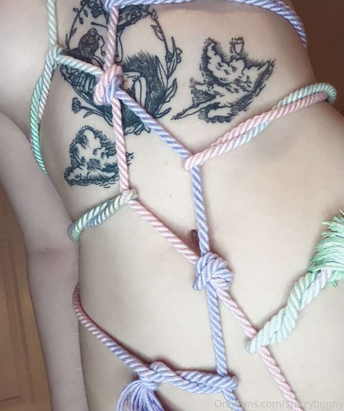 Pastel shibari I learnt!! with the appearance of a bad drago.. 7
