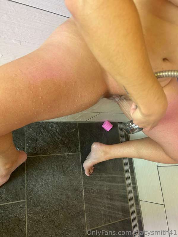Shower head action yesterday. 1