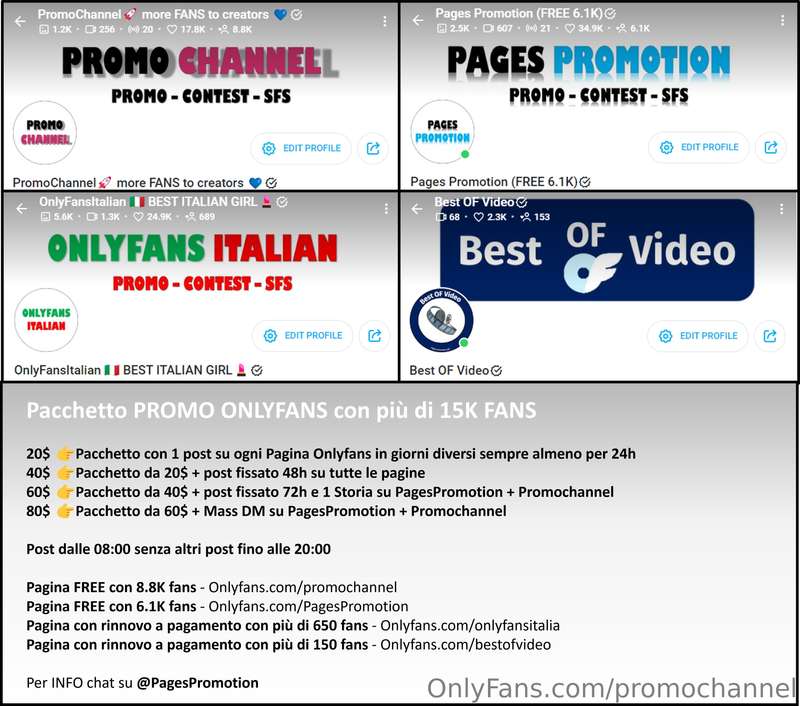 ATTENZIONE!!! PROMO di Febbario 🎉  onlyfans.com/pagespromoti..