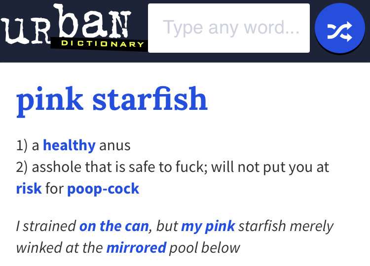 The pink starfish 🥴 1