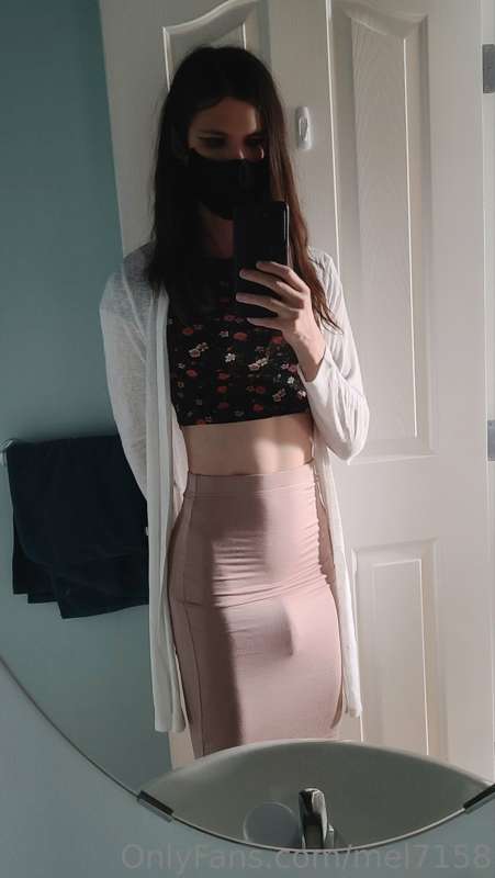 You could see what makes my dick hard in this skirt 😬 4