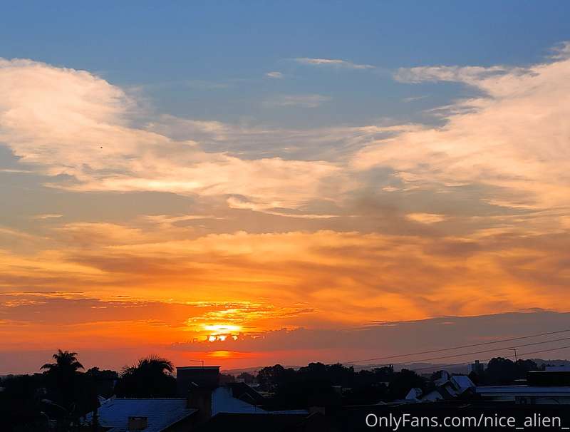 Sunset from this Monday 2