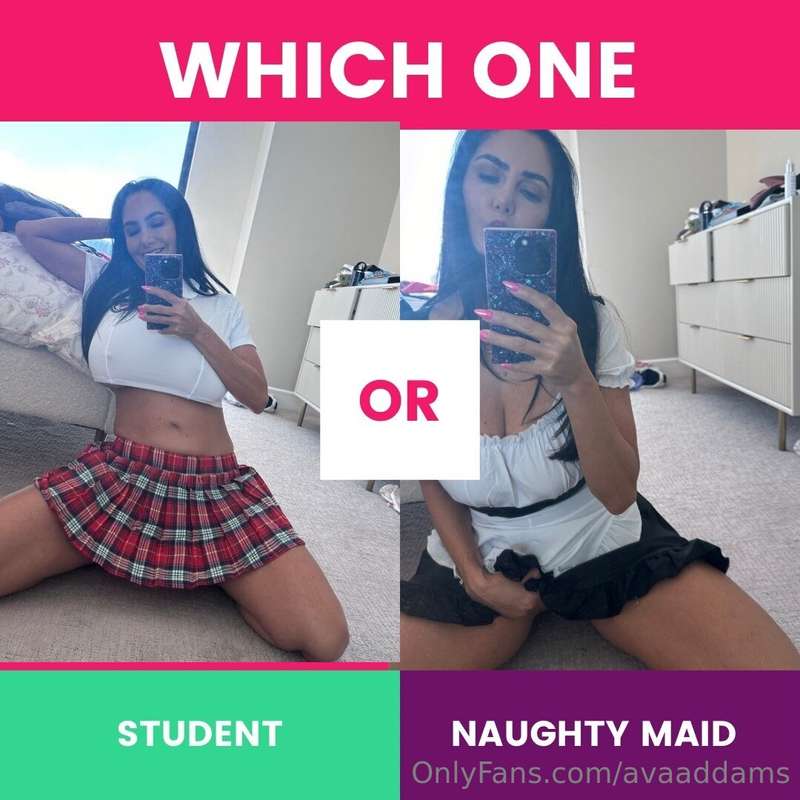 Vote for which one you want to see me in next! 😜