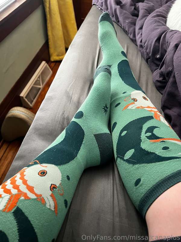 I cleaned my *costume* closet and found all my sock it to me.. 2