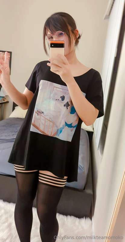 Casual at home big shirt male gf moment  July 2024