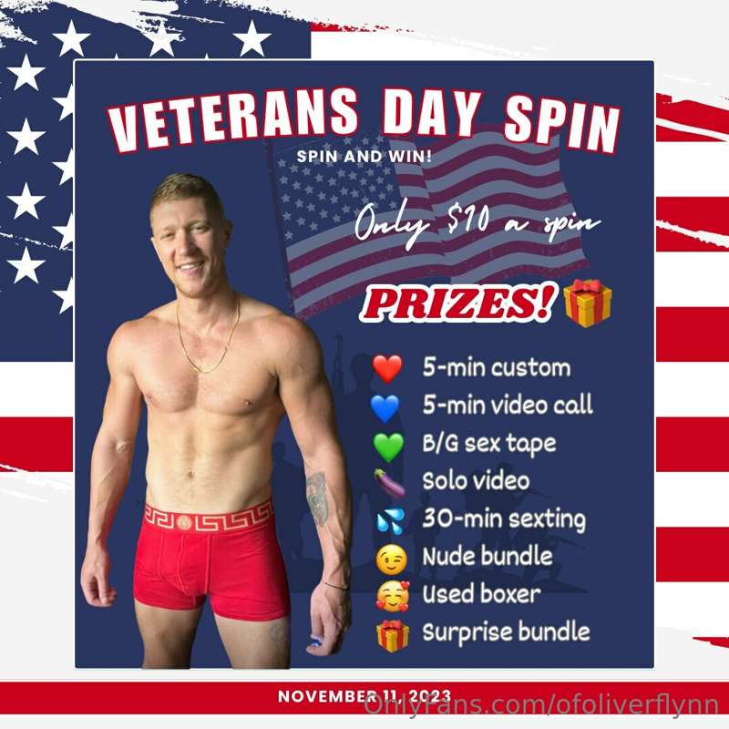 My Veterans Day ***SPIN & WIN*** is up!! 🇺🇸 head to my messa..