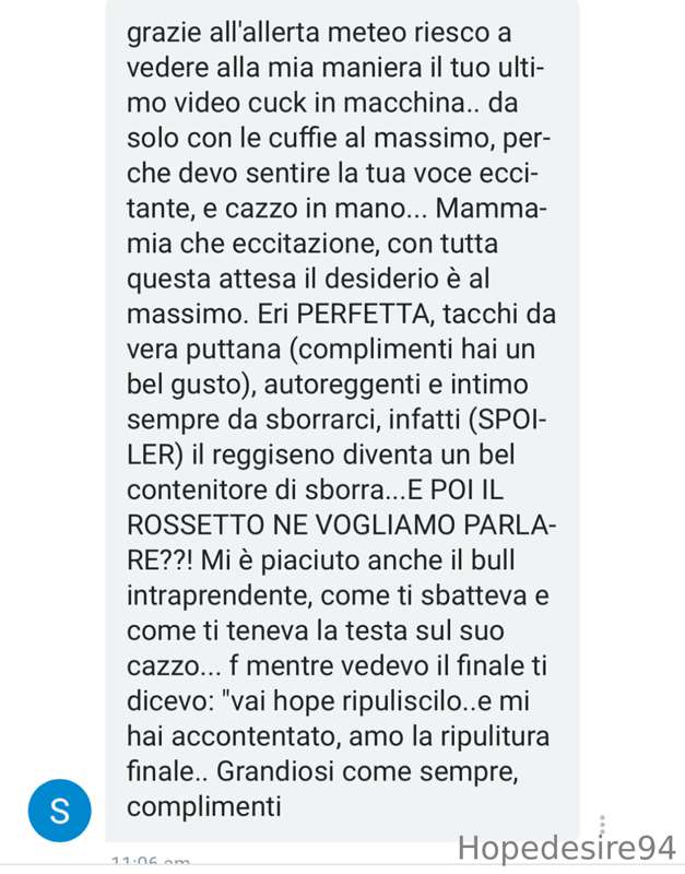 Sicuramente una delle più belle recensioni del mio ultimo vi..