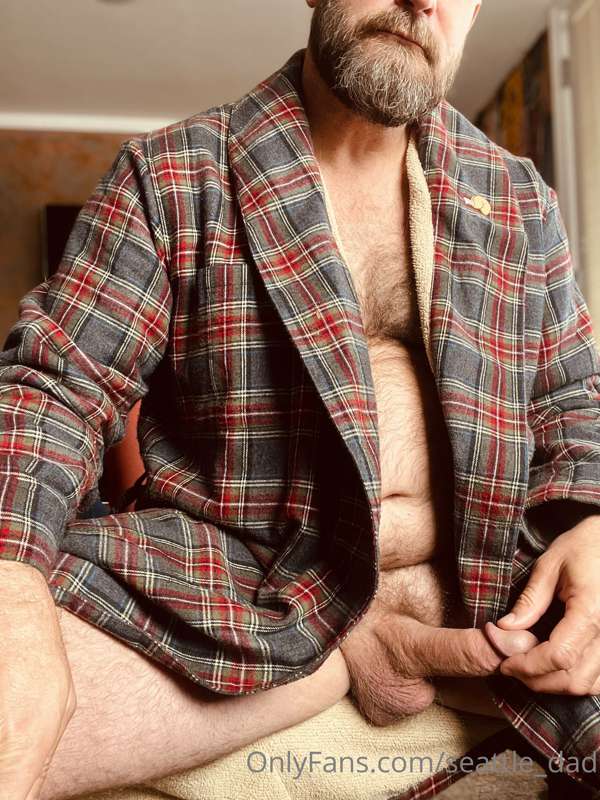 Just snapped some pics for you In my robe.  I get sweaty whe.. 3