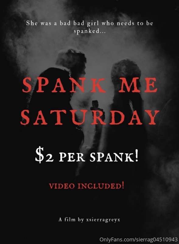 DM Saturday if you love spanking and keen to play a little g..