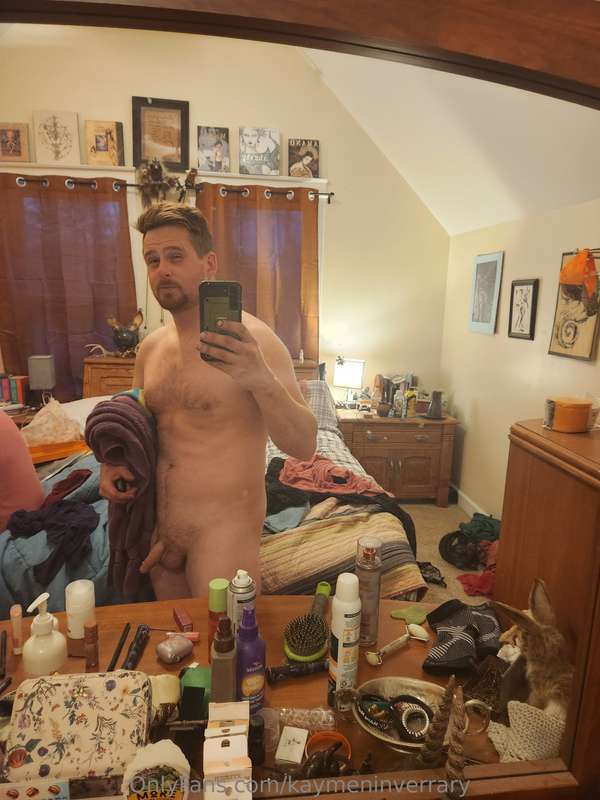 What goof on my way to the bathhouse.