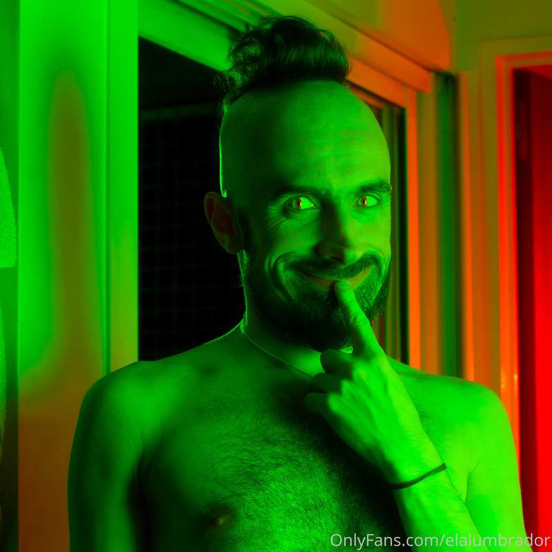 self-portrait. Grinch mode