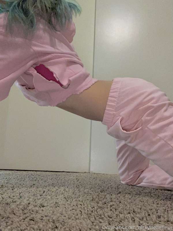 I dressed in all pink today because I wanted to take cute pi.. 3