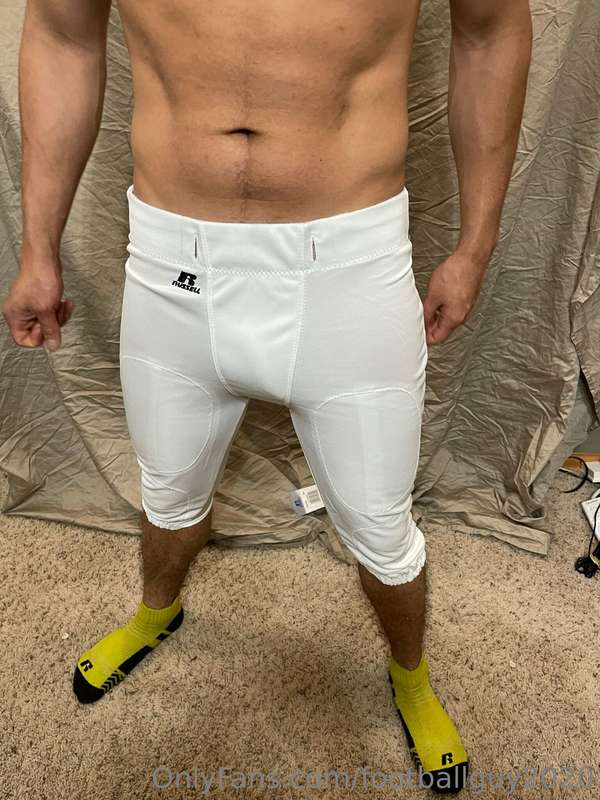 Football pants and a thong on the private! 11
