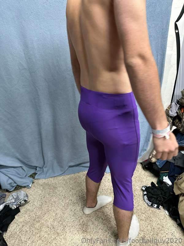 More of the private in football pants! 1