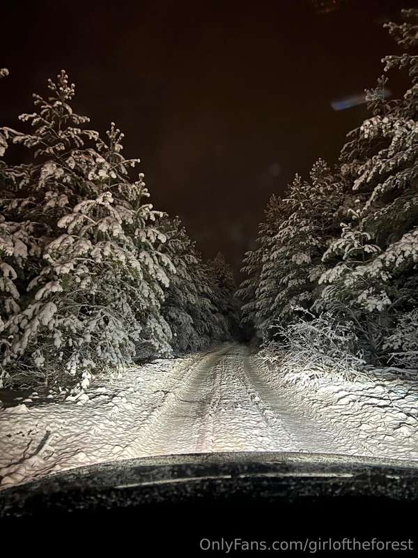 We finally got some snow! We’ve been waiting for so long—thi..