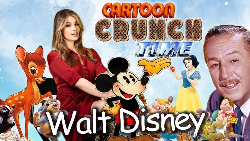 Welcome back to @oftv 'Cartoon Crunch Time!' Walt Disney was..