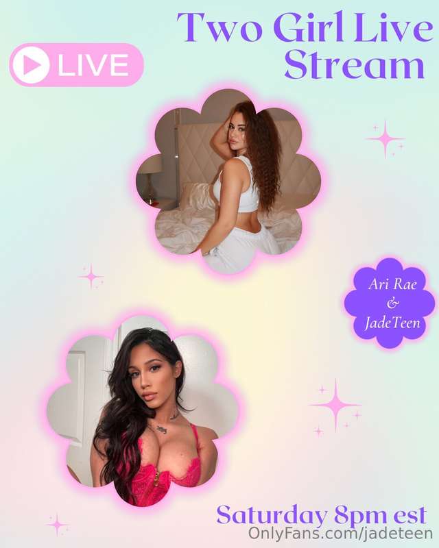 5 more hours till I go live with @ariirae 👩‍❤️‍💋‍👩 Comment b..