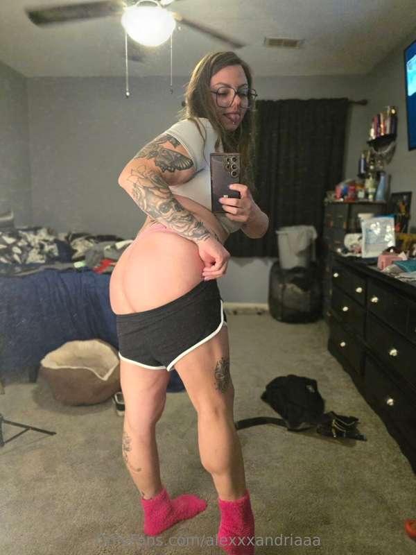 Would you finish pulling down my shorts for fun?🫣🌶️