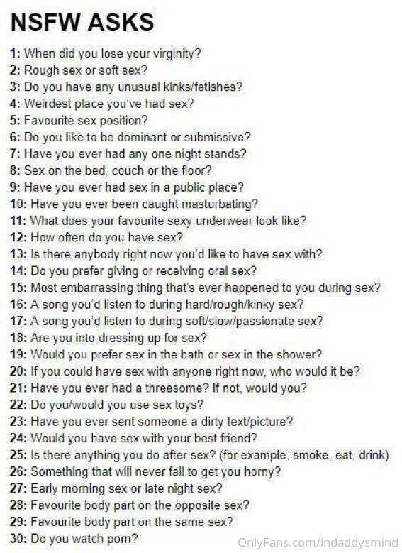 Question game, slide the DMs ? tip $3 for 5 questions, $5 fo..