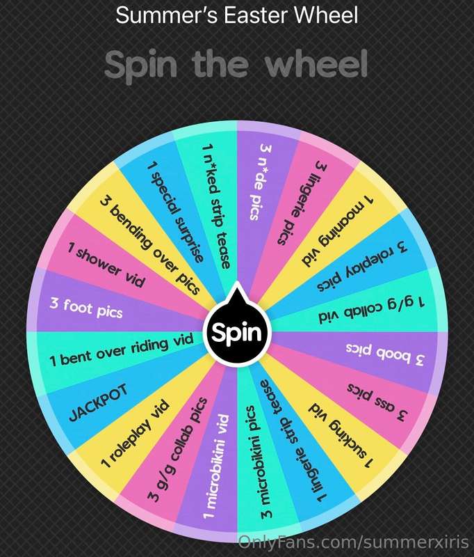 🐣EASTER SPIN THE WHEEL🐣Here's what’s up for grabs:🩷up close .. 2