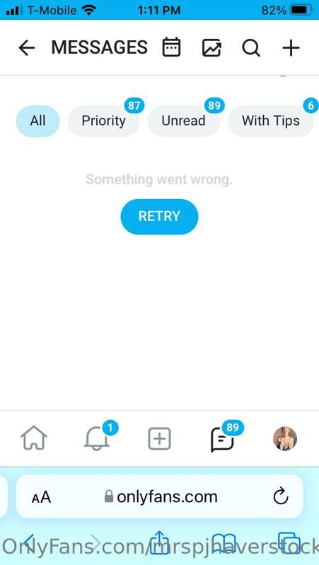 So this just happened… I keep retrying/reloading, but I can’..