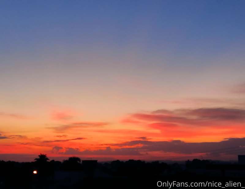 Sunset from this Monday 3