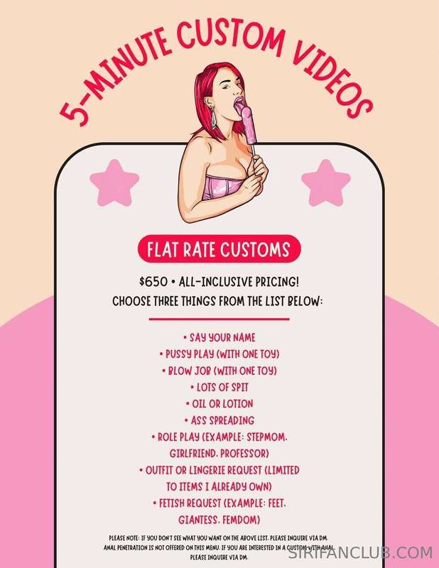 Get a custom solo today and I’ll throw in an extra minute… b..
