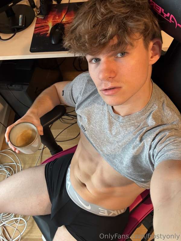 Just one more coffee before I head to the gym 😂