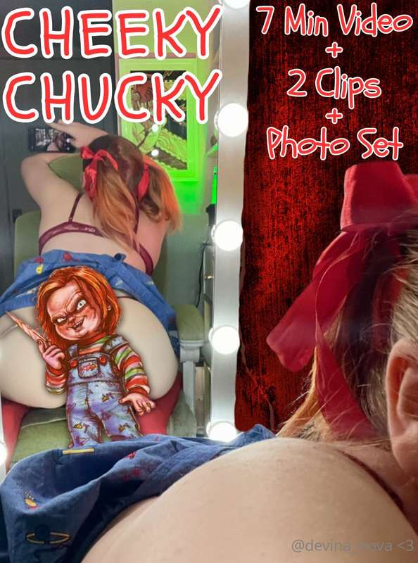 CHEEKY CHUCKY! 🍑 chucky has a big knife but even BIGGER ASS!..