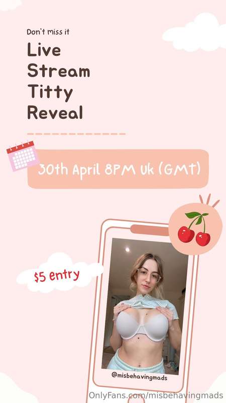 I’m going LIVE this WEDNESDAY at 8PM UK (GMT) time to do my ..