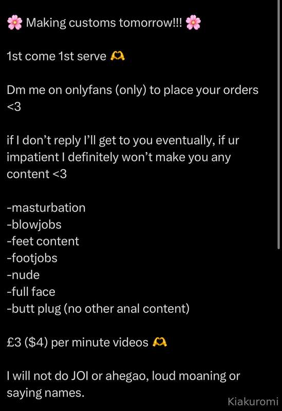 Customs PLEASE READ