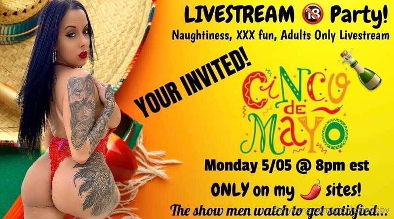 LIVESTREAM TOMORROW! FREE to watch on this page 😱 (5/05 @ 8p..