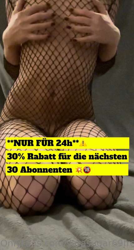 **NUR FÜR 24h** ⚠️ 30% Rabatt für die nächsten 30 Abonnenten..