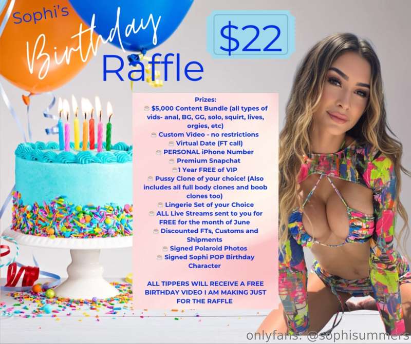 hey baby! ITS LAST CALLL FOR MY BIRTHDAY RAFFLE TICKETS 🎟️ I..