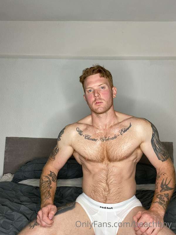 How do I look in my new redhot briefs?  In a couple of shots.. 8