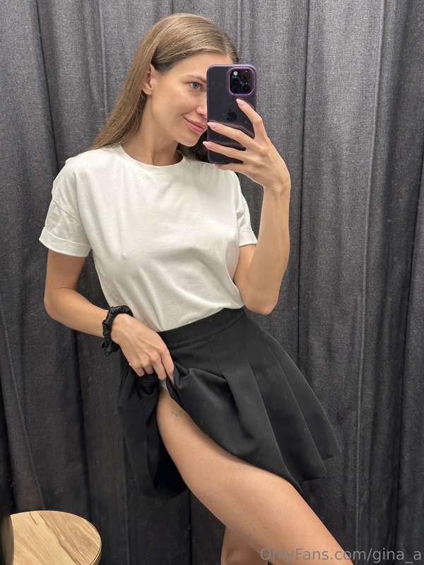 What can you say about this skirt? Maybe I should lift it ev..