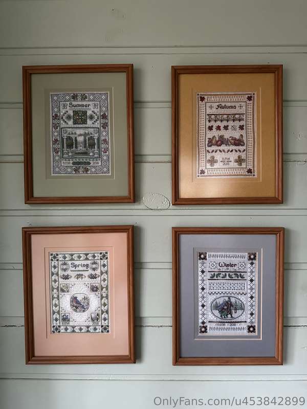 My mom creates the most beautiful decorations for our home, .. 9