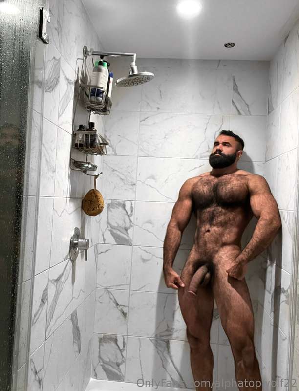 Enough room in my shower to pound some pussy….any takers? 1