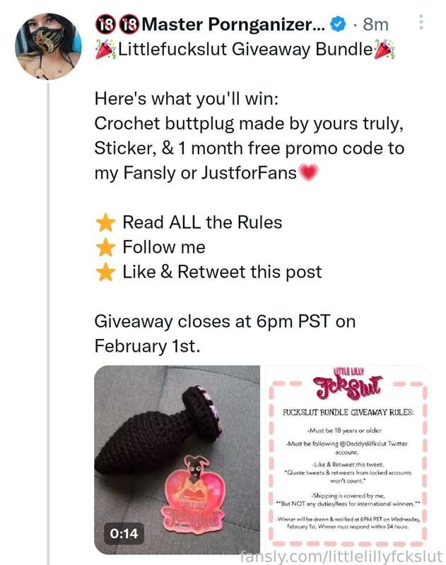 Littlelillyfckslut - Fansly - 25 Jan, 2023