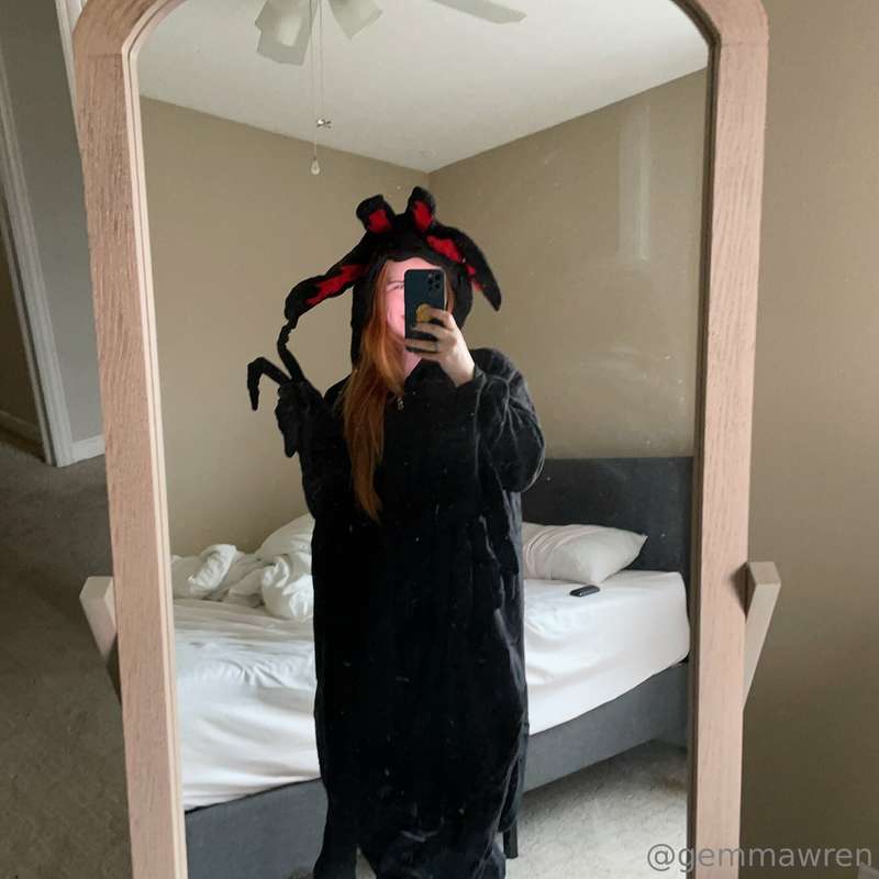 what i wore to pass out halloween candy vs what was undernea..