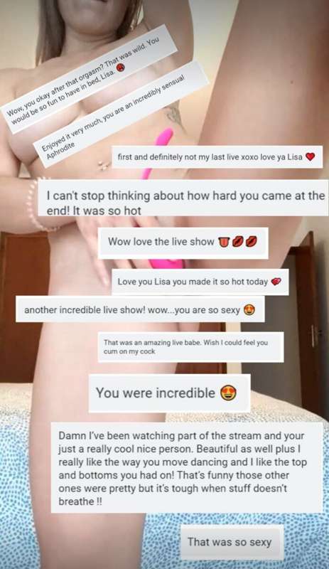 I think the reviews from my October **Live Show** speak for ..
