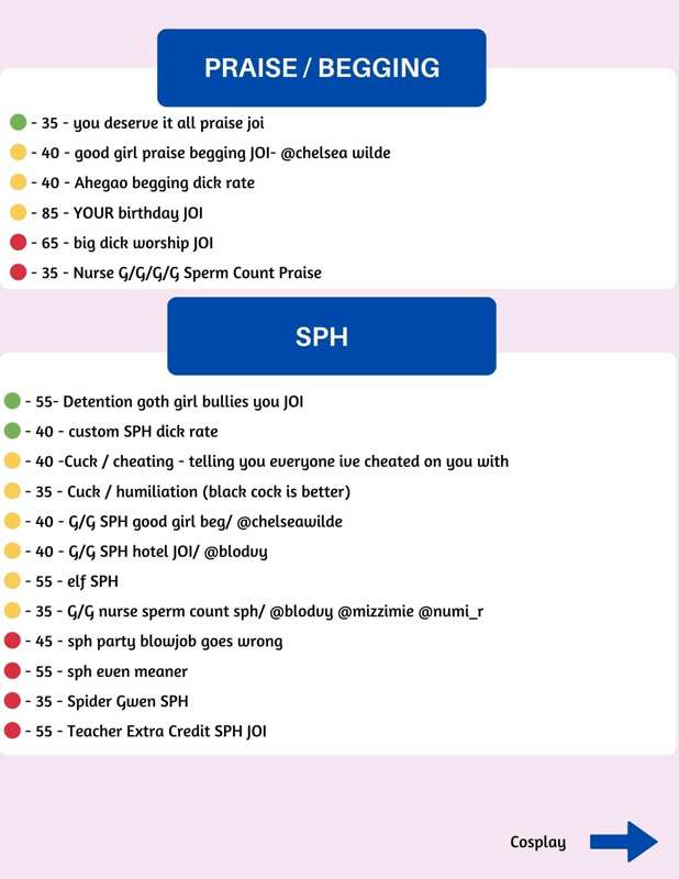 HELL YEAH BITCHES🕺🏻🕺🏻 I DID IT NEW PRICE LIST!!!! idk like 2.. 11