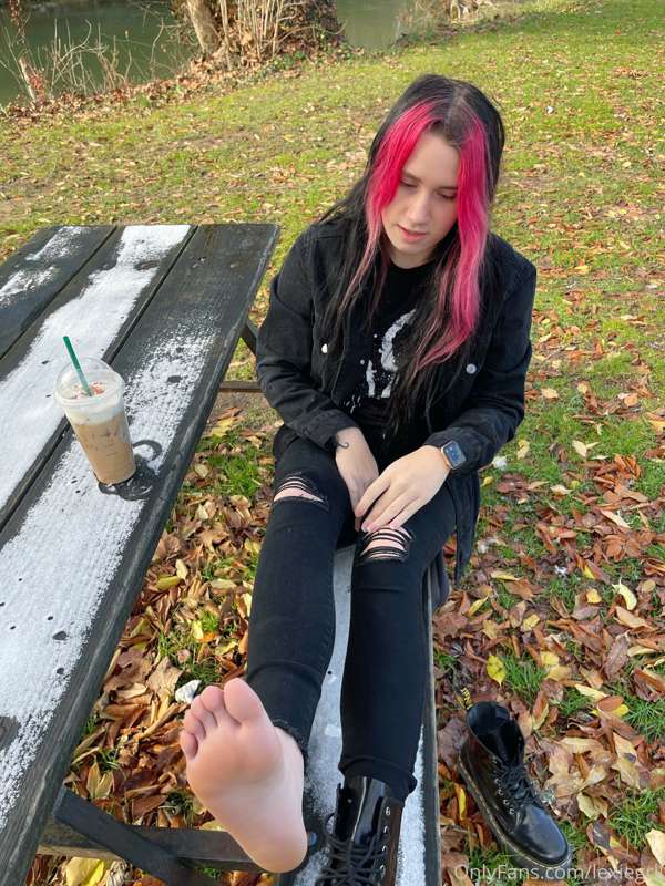 POV we go to get coffee. Something Is in my boot so I take i..