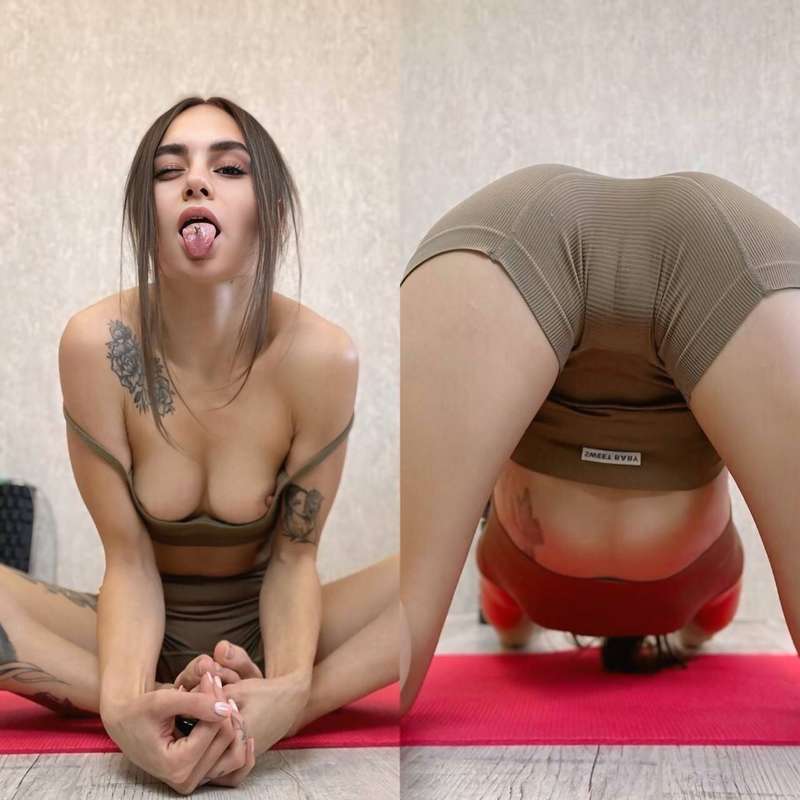 GORGEOUS HOTTIE @leonora_mori MADE FREE SUB ON HER VIP PAGE😈..