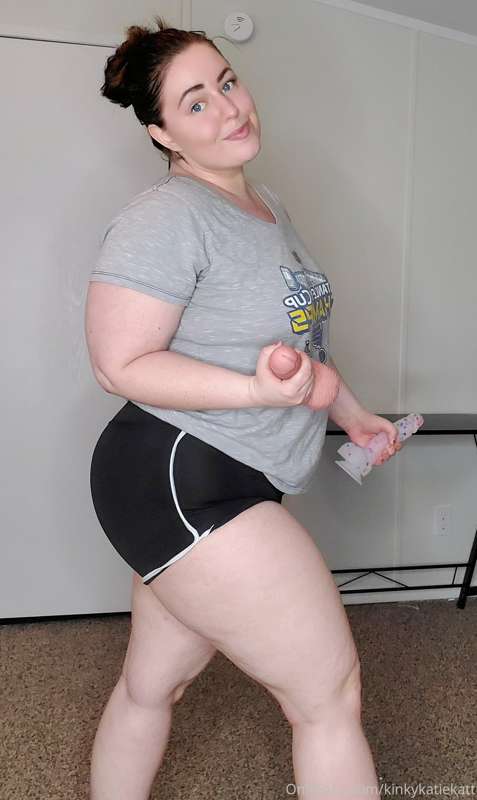 Was feeling so slutty had to use my dildos as dumbells!