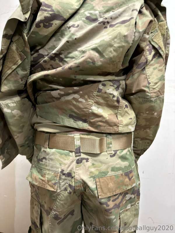 The private doing a little stripping down to his military br.. 2
